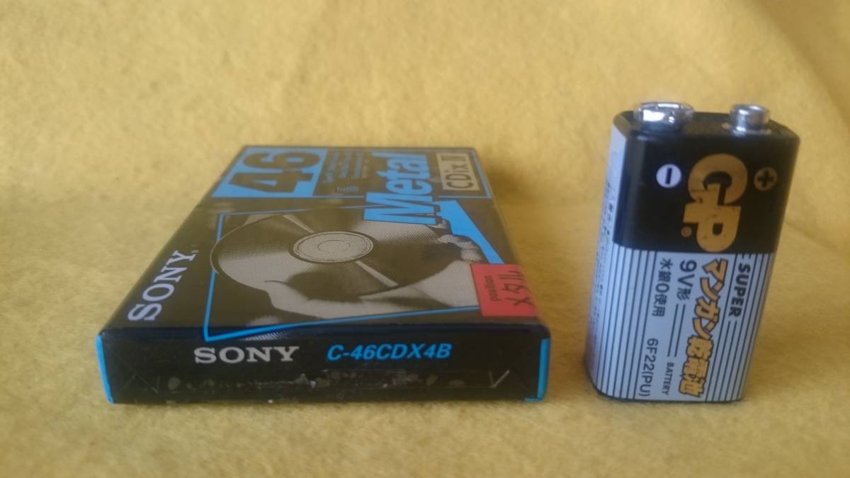 ソニー メタルポジション カセットテープ SONY CDixⅣ 46 TypeⅣ Metal Position Cassete tape made in Japan 未開封 両面46分 片面23分_SONY メタル カセット テープ 46分録音