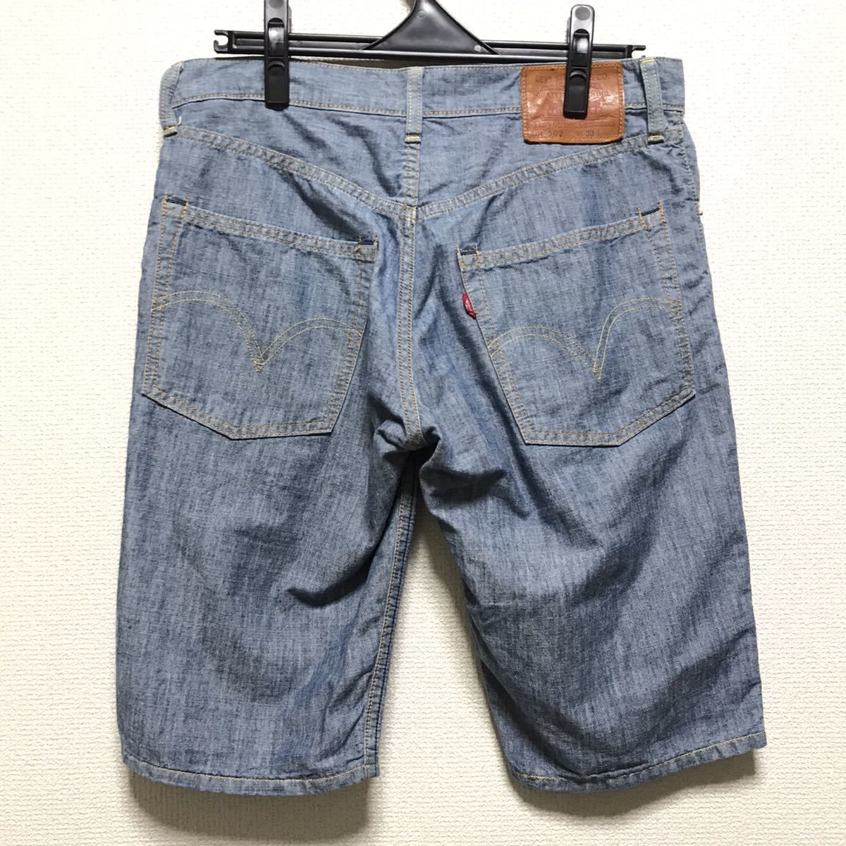 No.J1-916 Levi's502 リーバイス　薄手デニムハーフパンツ　W30_画像4