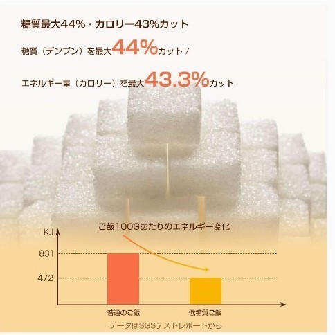 TVでも話題【無理なく糖質カット】糖質カット炊飯器「ZHENMI（シェンミ）」