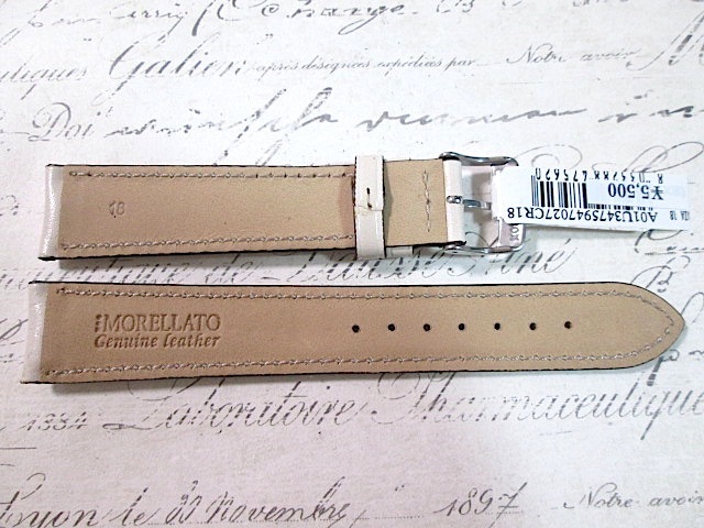 MORELLATO ITALY 18mm Ivory カーフ ELITE*1_画像2