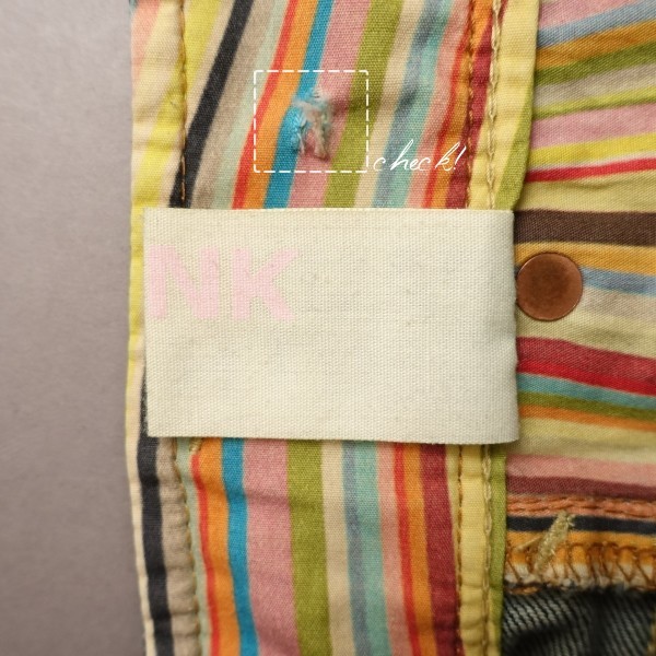 訳あり特価!USED*Paul Smith PINK/ポールスミス ピンク/40/L相当/デニムワイドパンツ/ボトムス/カジュアル/シンプル/デイリー_画像7