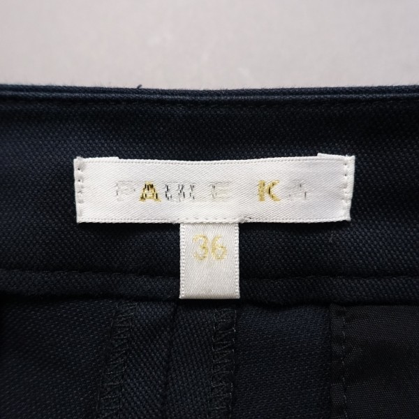  снижение цены!USED*PAULE KA/ paul (pole) ka/36/S соответствует / Portugal производства укороченные брюки / черный / чёрный / сверху товар / elegant / весна лето 