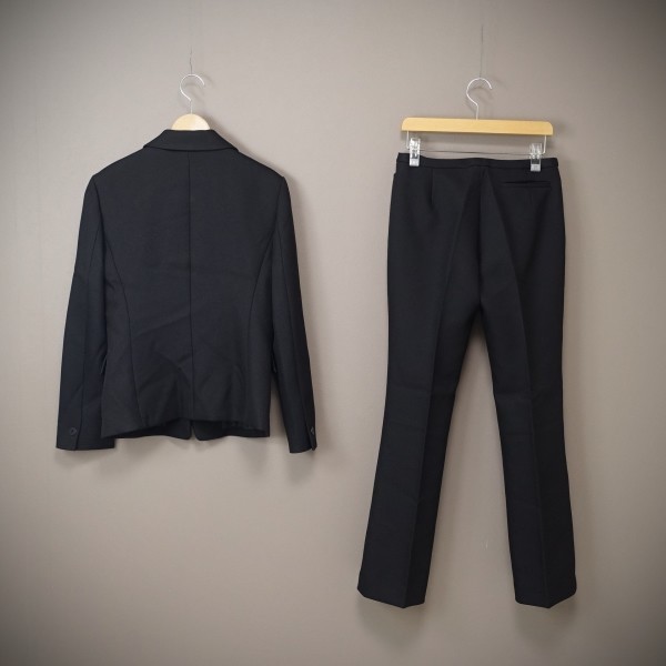  price decline * beautiful goods *PROPORTION BODY DRESSING/ Proportion Body Dressing /4/L corresponding / jacket & pants setup / black / black color / on goods / commuting 