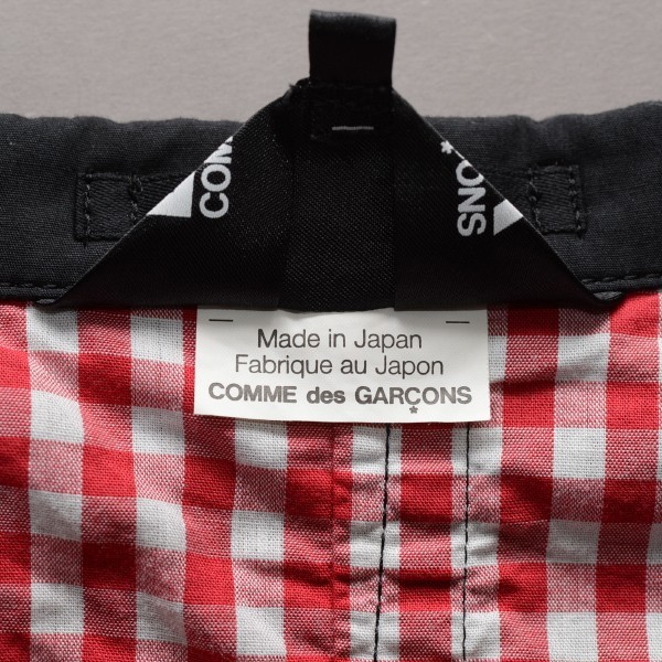 値下!USED*BLACK COMME des GARCONS/ブラックコムデギャルソン/S/日本製チェックラインジャケット/ブラック/黒/テーラードジャケット_画像10