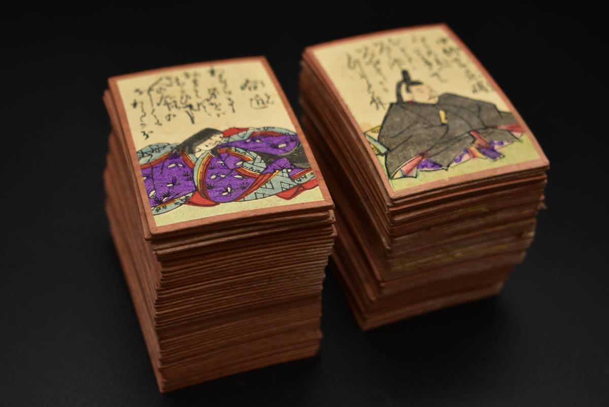 百人一首 / 古い / 桐箱 / 時代物 / かるた / 競技かるた / 明治 百人一首 / 古い / 桐箱 / 時代物 / かるた / 競技かるた / 明治