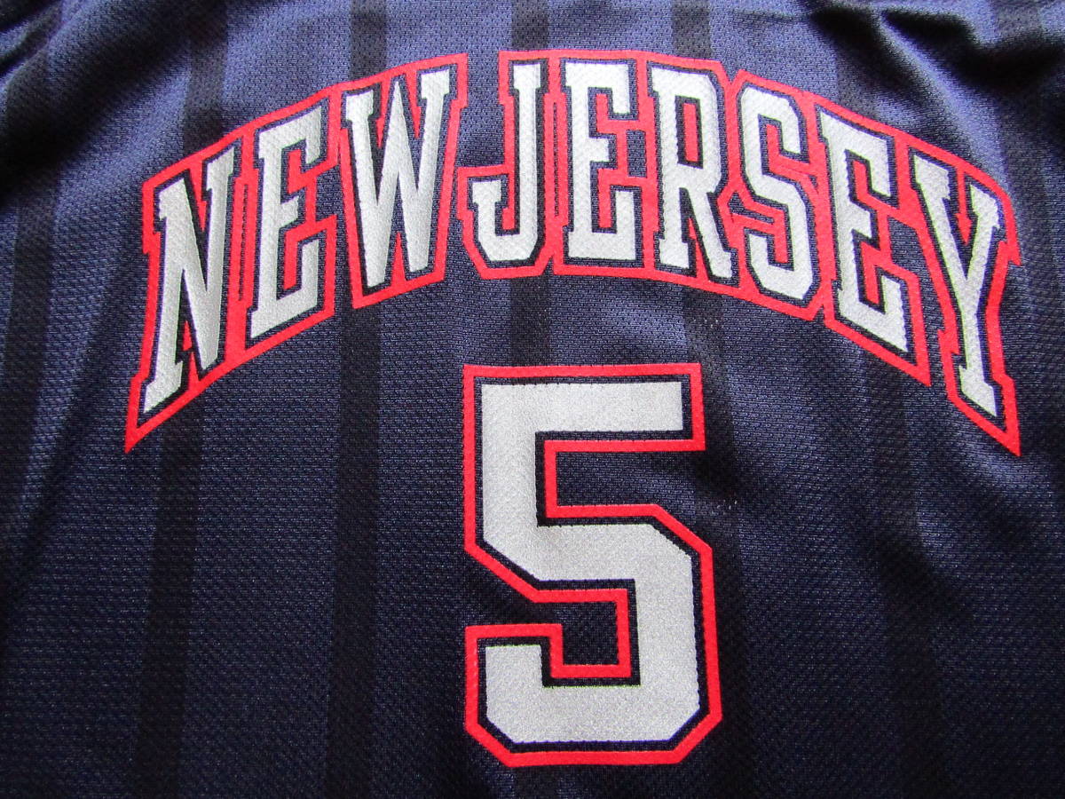 美品 NBA NETS KIDD #5 ジェイソン・キッド Reebok リーボック製 美品 NBA NETS KIDD #5 ジェイソン・キッド Reebok リーボック製