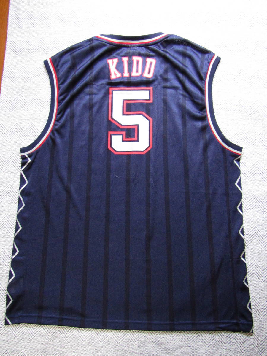 美品 NBA NETS KIDD #5 ジェイソン・キッド Reebok リーボック製 美品 NBA NETS KIDD #5 ジェイソン・キッド Reebok リーボック製