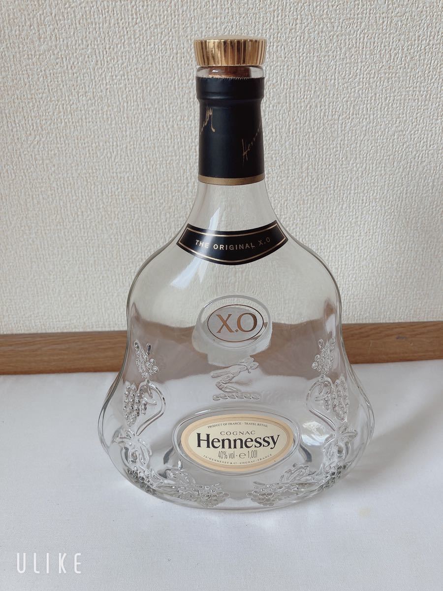 海外購入【Hennessy X.O 】１000mlのBIGサイズ　アイスボールのセット