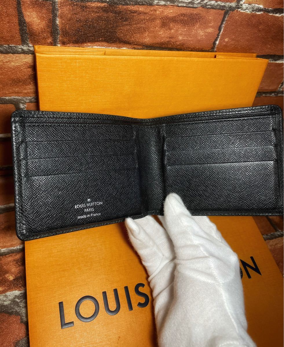 極美品 LOUISVUITTON タイガポルトビエ3ヴォレ 札入れ ヴィトン
