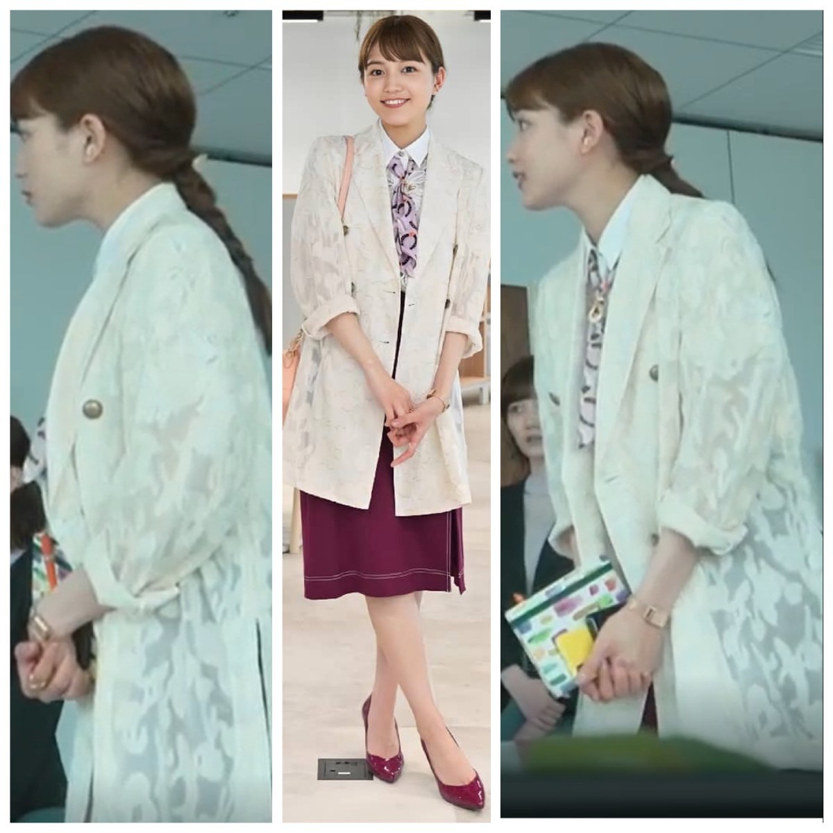 川口春奈さん着用 着飾る恋 真柴くるみ 完売品 入手困難 Ameri MEDI ALICE SHIRT JACKET