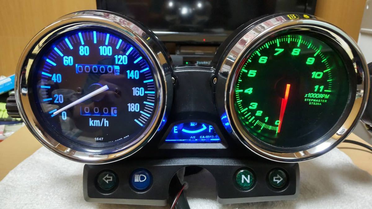 ZRX400メーター ZRX1100 ZRX1200R ZRXメーター ZRXメーター　中華スピードメーター 社外タコメーター_画像8