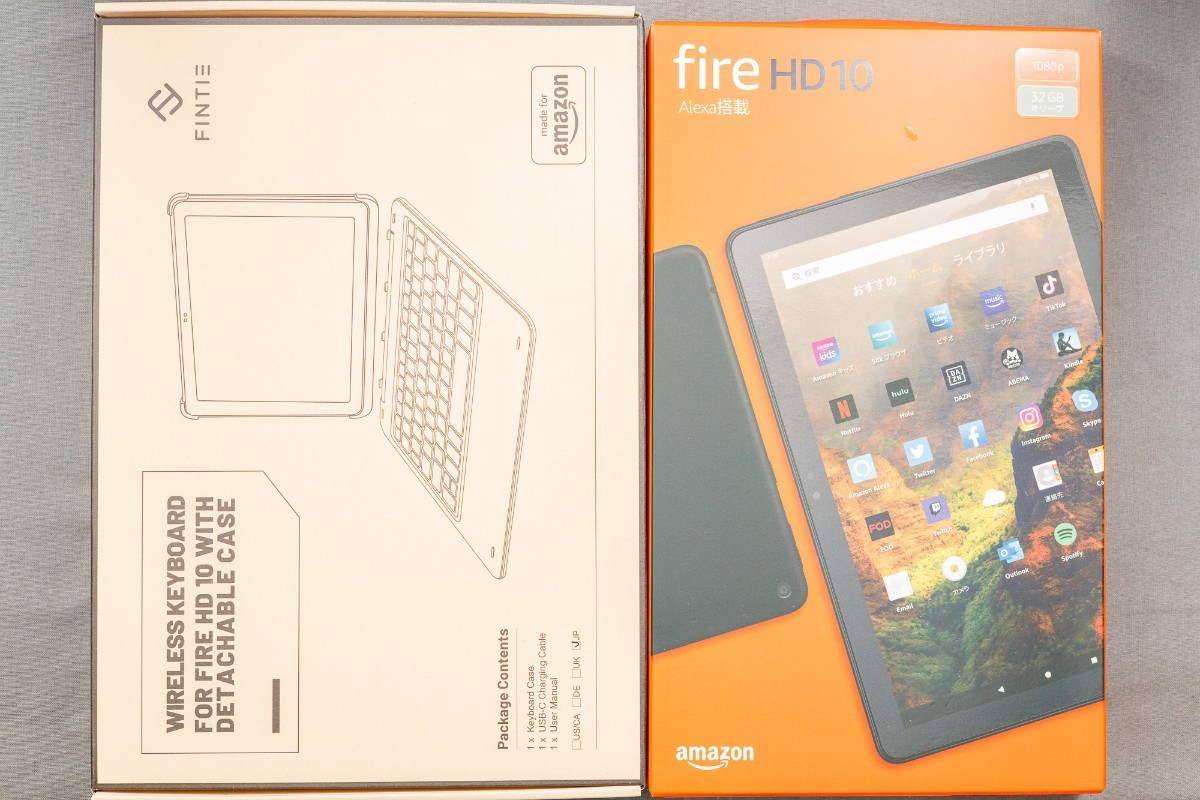 Fire HD 10 タブレット 第11世代 32GB ブラック+Bluetooth キーボード付きカバー
