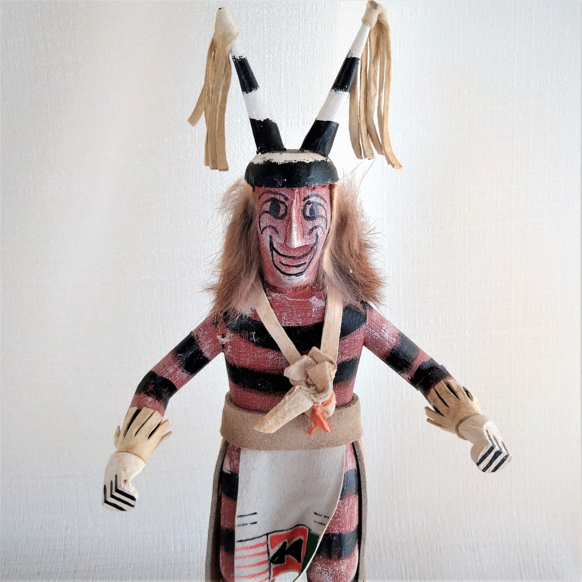  Crown *kachina дорога ..neitib* american ручная работа / индеец ..Kachina Doll Clown ручная работа / дерево резьба по дереву kachina кукла / кукла 