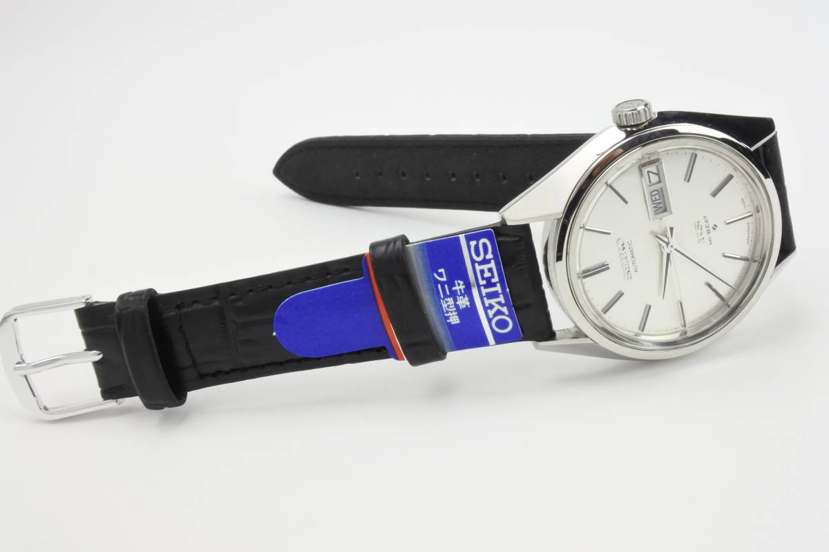 56キングセイコー☆1972年代製造 SEIKO 56KS HI-BEAT 5625-7110 自動巻紳士腕時計 ２８８００振動　純正SEIKOベルト 美品_画像10