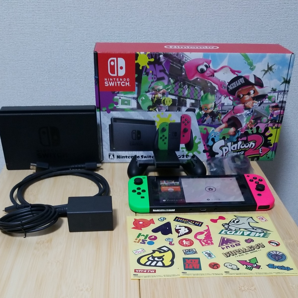 スプラトゥーン2セット Nintendo Switch ソフト無し Joy-Con スプラ