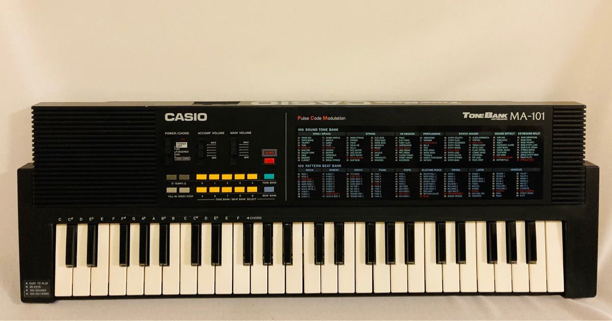 CASIO カシオ MA-101 キーボード|Yahoo!フリマ(旧PayPayフリマ) CASIO カシオ MA-101 キーボード|Yahoo!フリマ(旧PayPayフリマ)