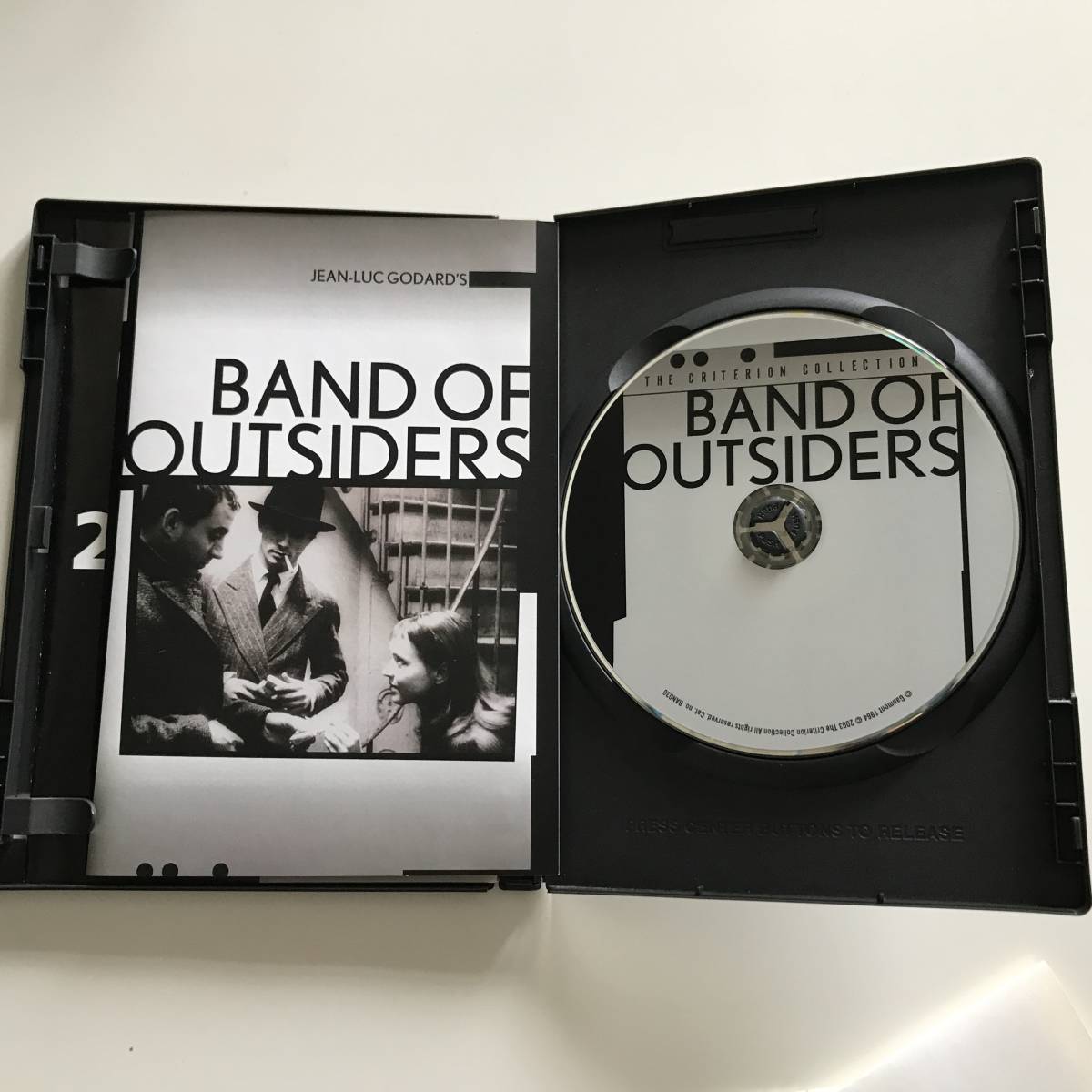 中古DVD ジャン＝リュック・ゴダール はなればなれに Band Of Outsiders クライテリオン 特典映像多数 US盤 NTSC リージョン1
