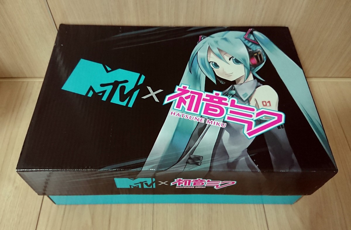 初音ミク MTVコラボスニーカー 28 0cm ステッカー付き ドン 初音ミク MTVコラボスニーカー 28 0cm ステッカー付き ドン
