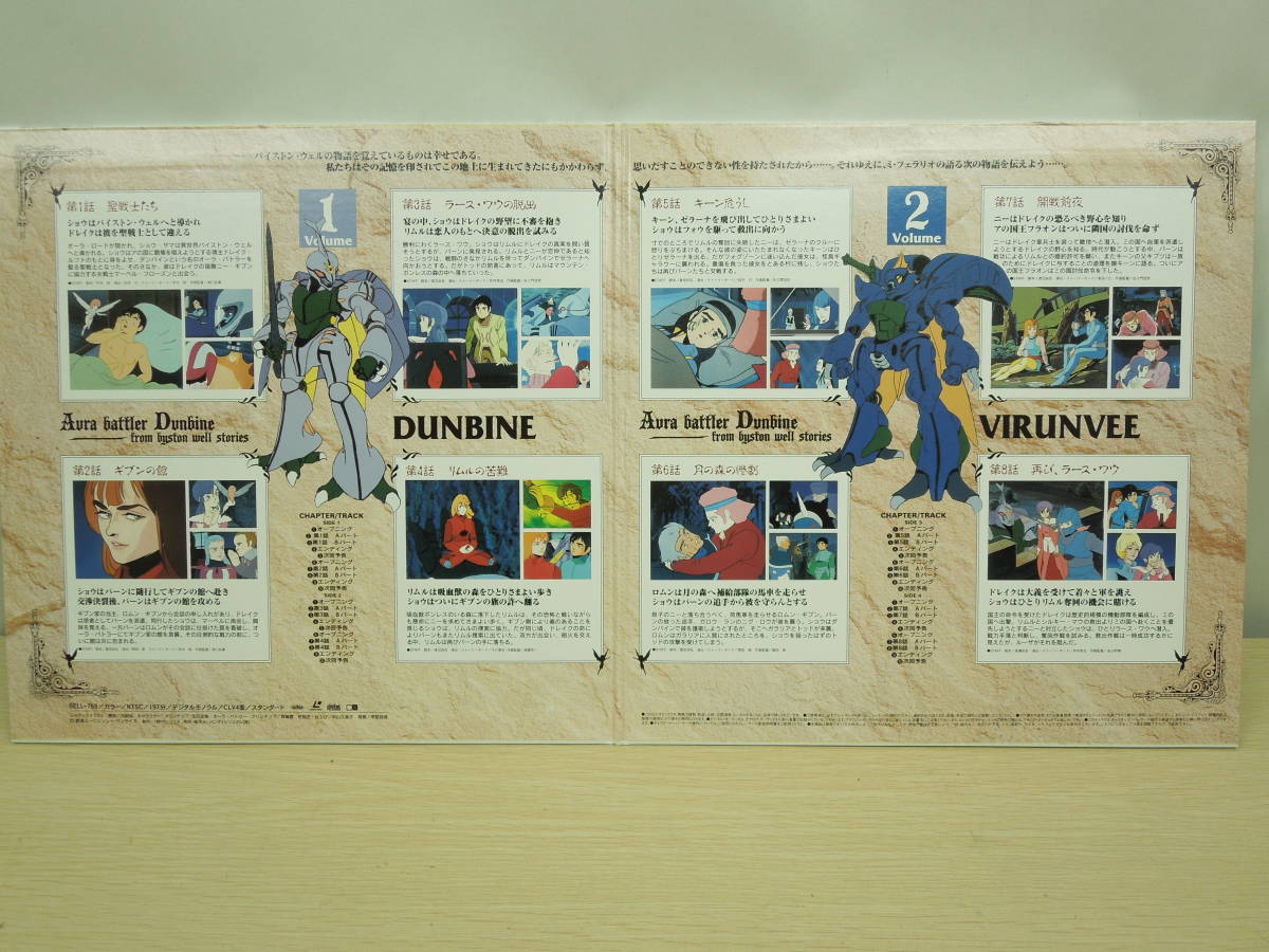 ◇中古品 ブックレット欠品 聖戦士ダンバイン MEMORIAL BOX PART 1 メモリアルボックス LD レーザーディスク■80_画像2