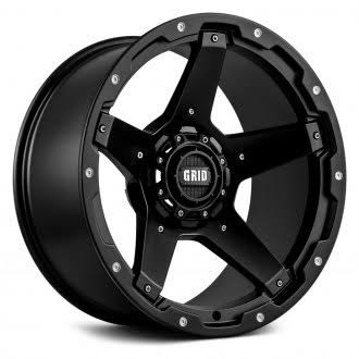 ＧＲＩＤ★ＧＤ４★１７インチ×９Ｊ★オフロードホイール！ＵＳＡブランド！ホイールのみ４本セット！シエラ　ラングラー　ラムトラック_MATTE BLACK