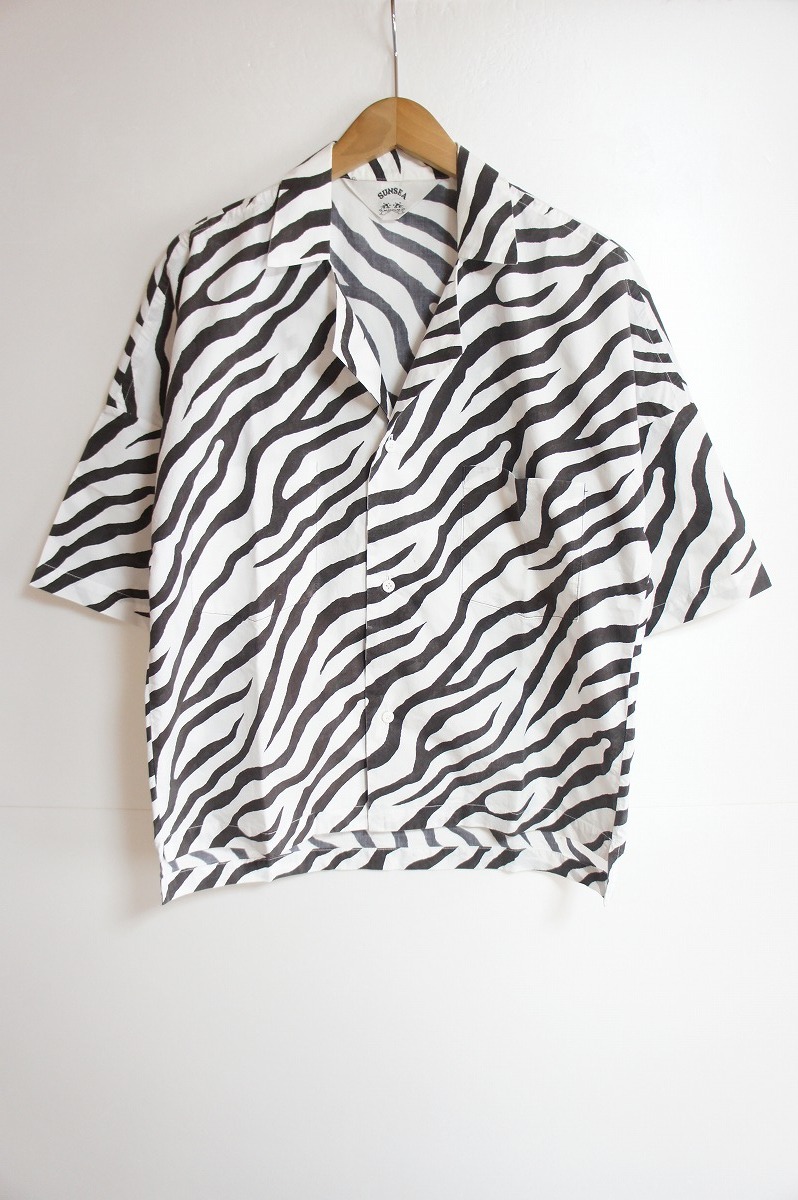 ヤフオク! - 18SS SUNSEA サンシー 18S21 Zebra GIGOLO Shirt