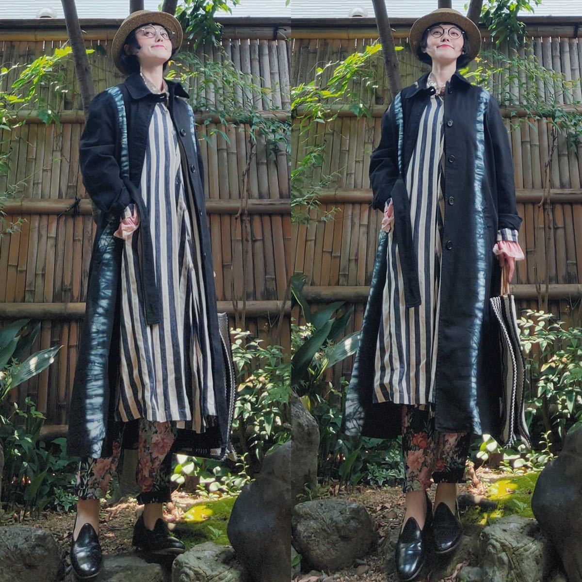  made in Japan nest robene straw b stripe total pattern herringbone Jaguar dolinen long coat feather woven fudge Lynn flannel flax navy 