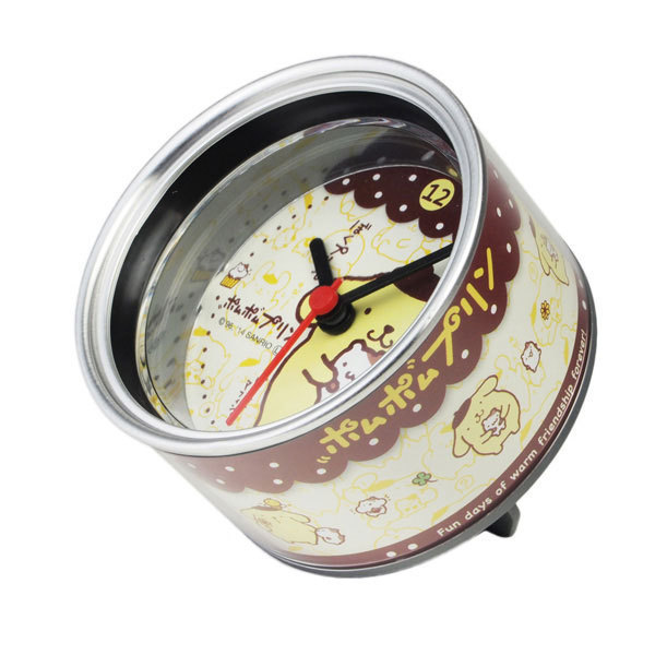ポムポムプリン 時計 缶詰時計 ドット BRISA ブリサ 2014年 超激レア 新品 未開封の為、作動確認してません　必ず全文をお読み下さい_参考画像　発送する実物は画像９～１０です