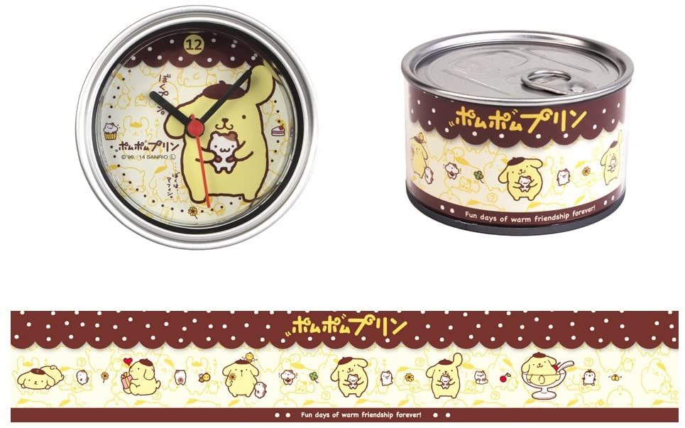 スーパーセール 半額タイムセール Yahoo!オークション - ポムポムプリン 時計 缶詰時 ポムポムプリン