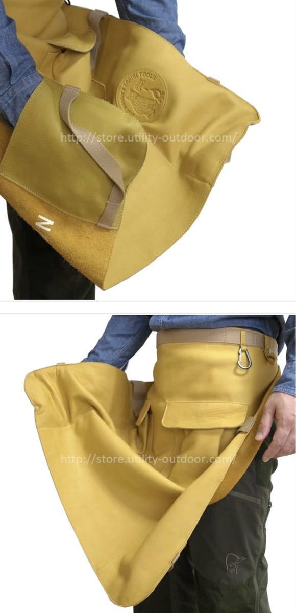 上質 and wander GSL APRON アンドワンダー グリップスワニー レザー