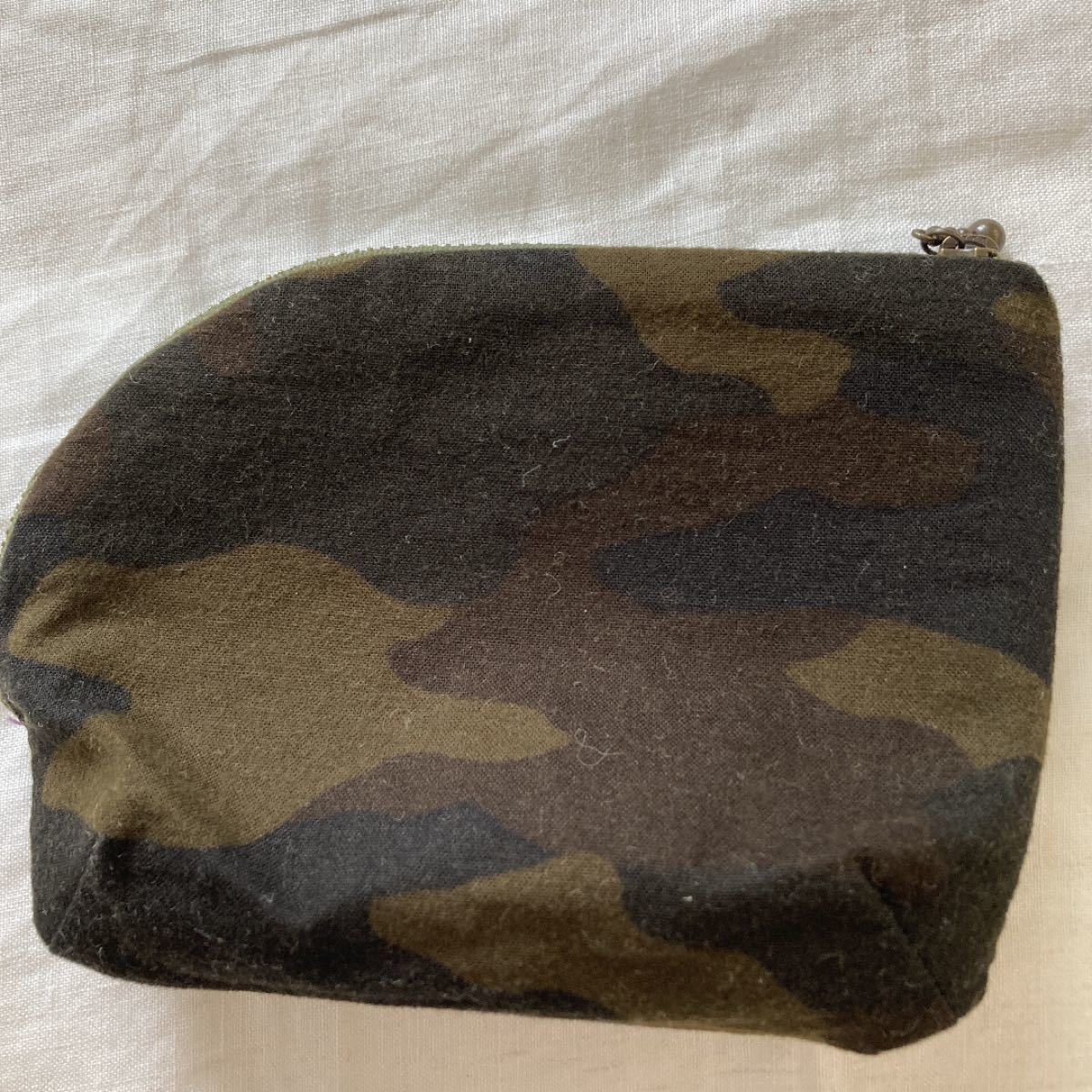 ハンドメイドミニポーチ/Petite pochette camouflage2
