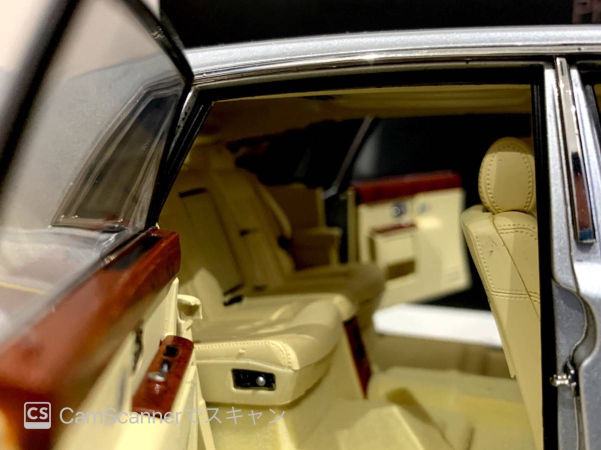 1/18 ロールスロイス ファントム EWB Rolls Royce Phantom シルバー 京商 9