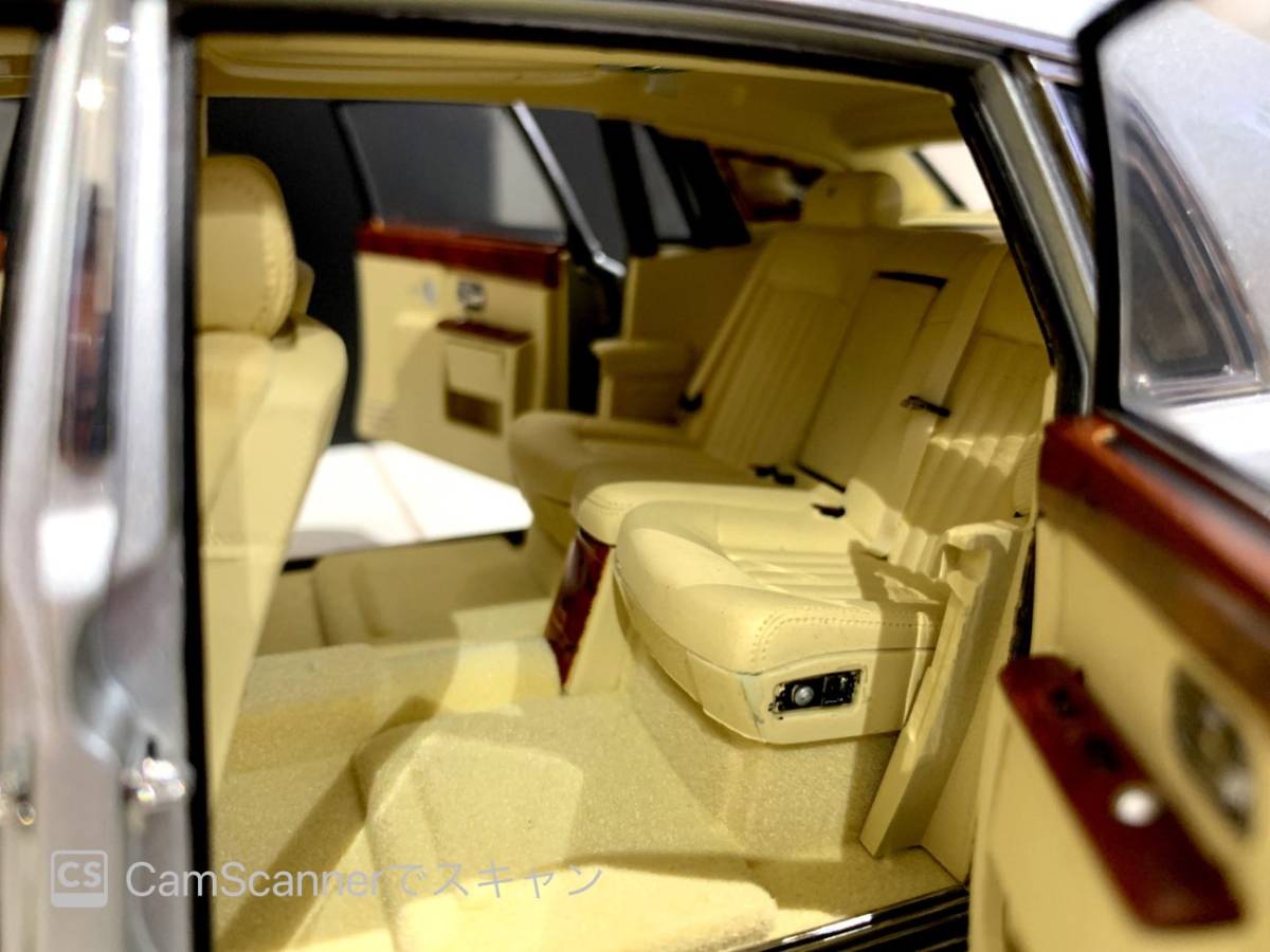 1/18 ロールスロイス ファントム EWB Rolls Royce Phantom シルバー 京商 8