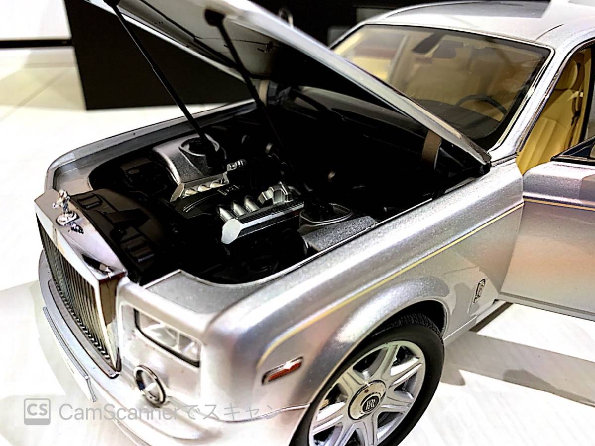 1/18 ロールスロイス ファントム EWB Rolls Royce Phantom シルバー 京商_画像5