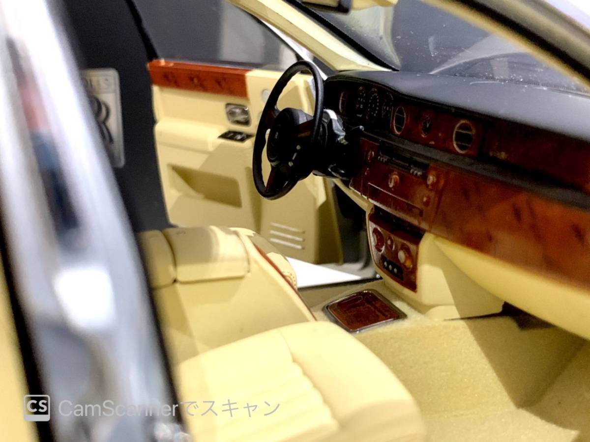 1/18 ロールスロイス ファントム EWB Rolls Royce Phantom シルバー 京商 10