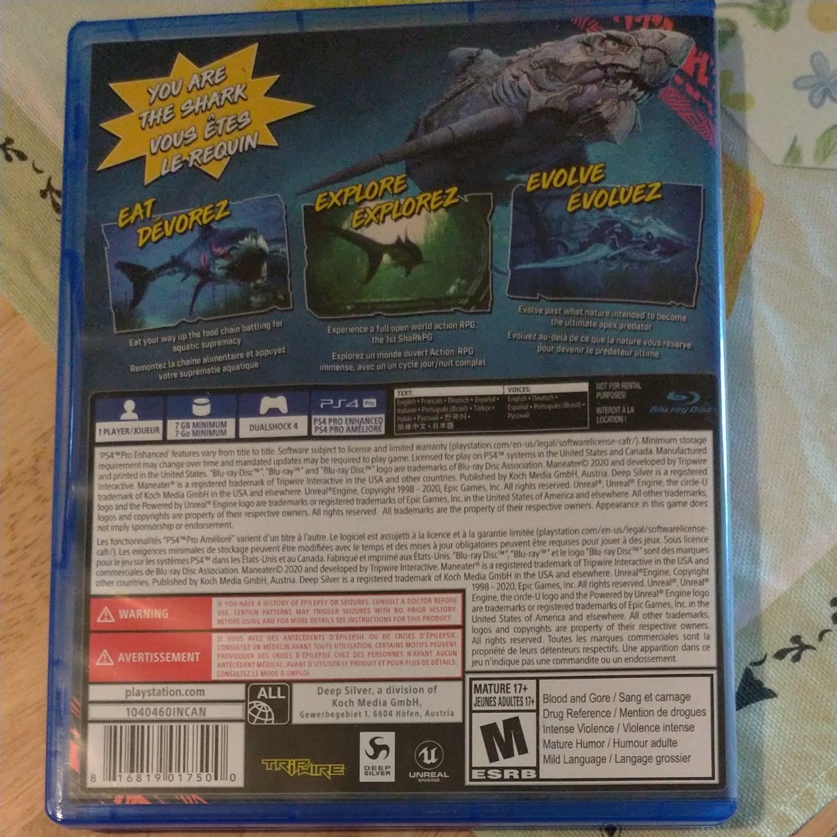 PS4 北米版　マンイーター　maneater 
