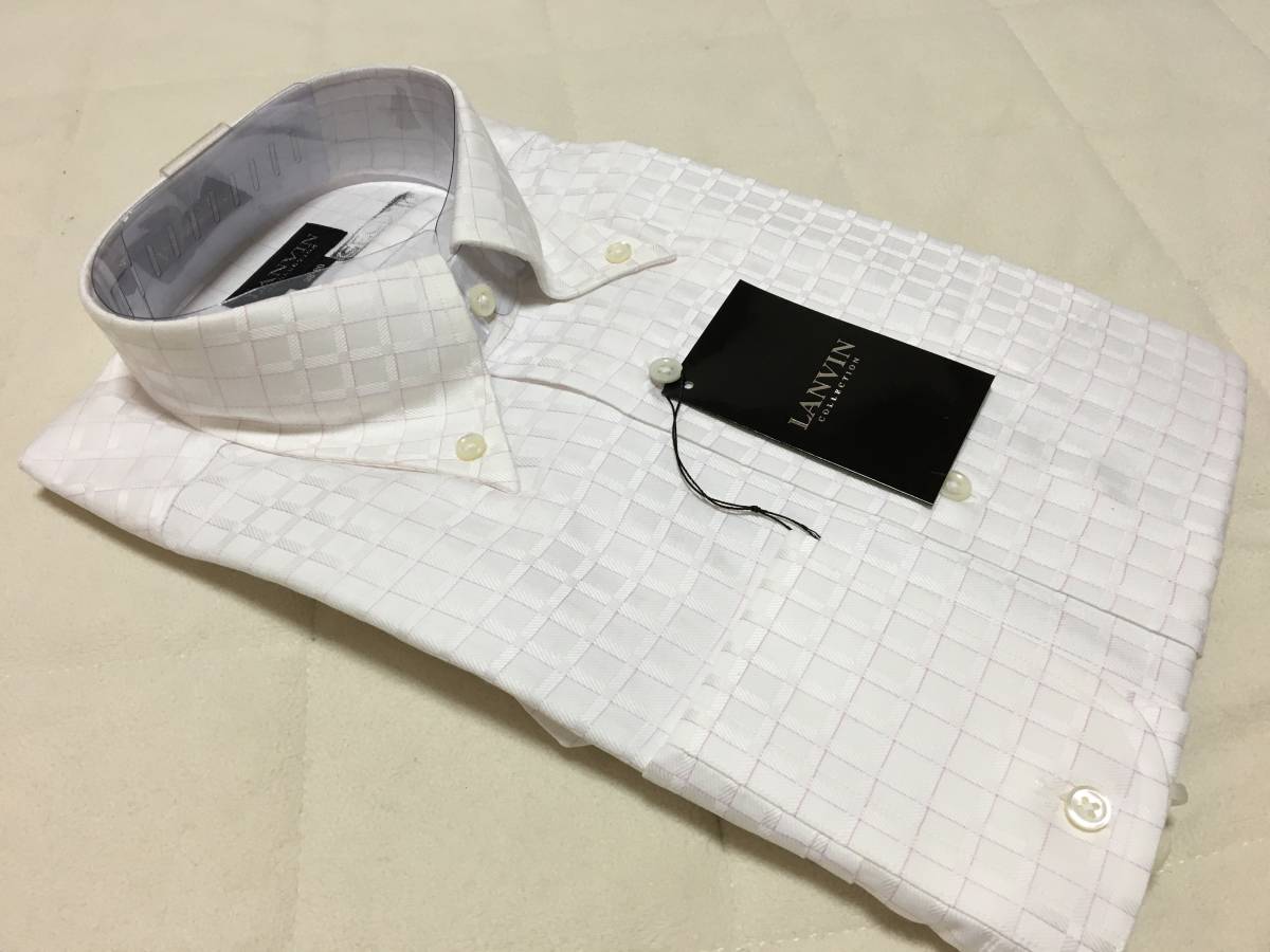 今年人気のブランド品や M387新品♪LANVIN COLLECTION ランバンコレクション 長袖ボタンダウンシャツ 38-80即決 男性用 今年人気のブランド品や M387新品♪LANVIN COLLECTION ランバンコレクション 長袖ボタンダウンシャツ 38-80即決 男性用