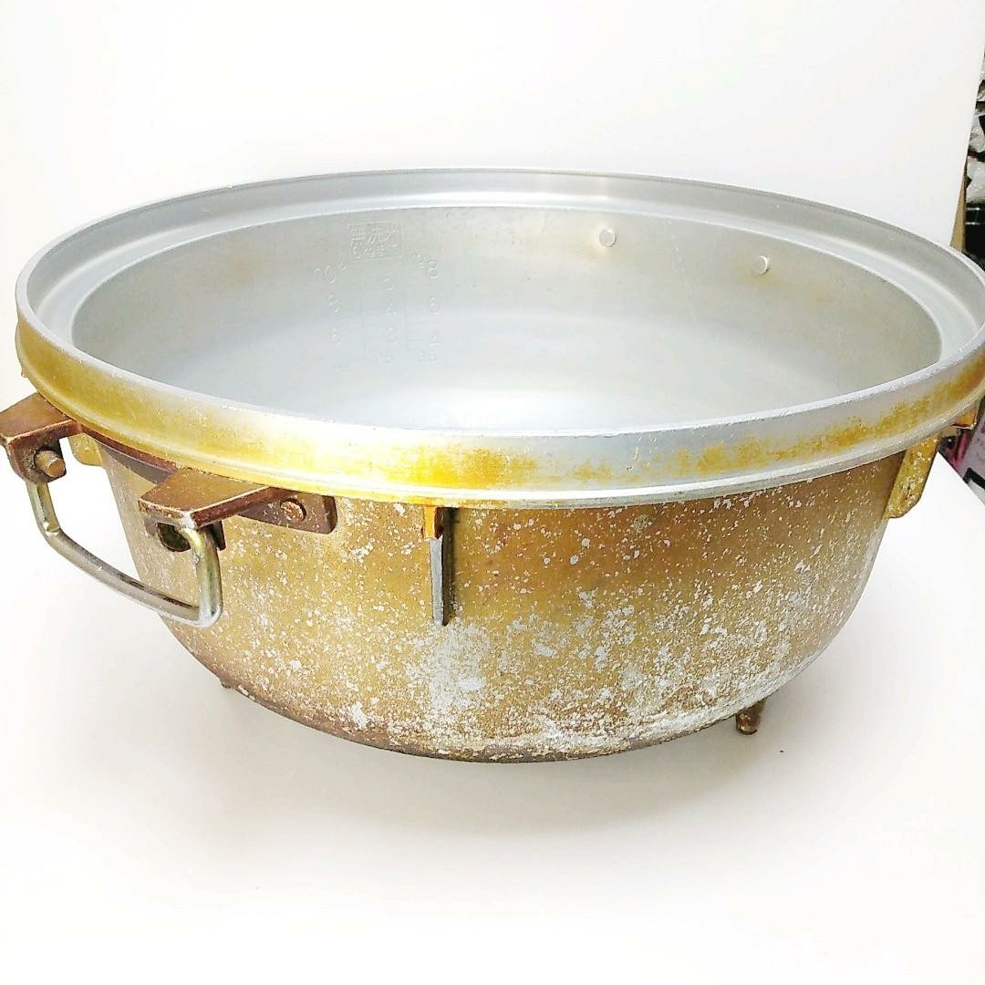 【 リンナイ RR-30S1 】業務用 丸型 ガス 炊飯 用 蓋 付 大釜 両手鍋 大量 大型 炊飯器