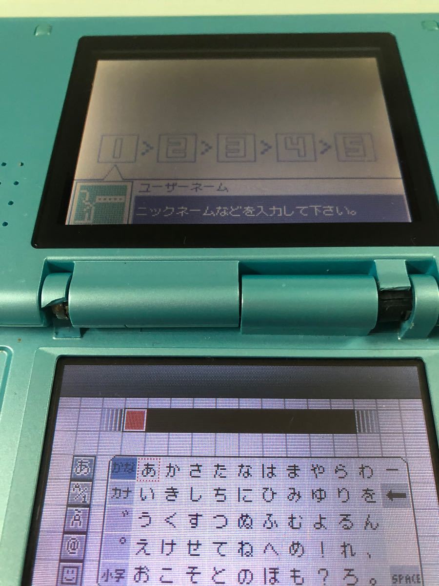 任天堂　ニンテンドーDS ターコイズブルー　本体 初期型 Nintendo