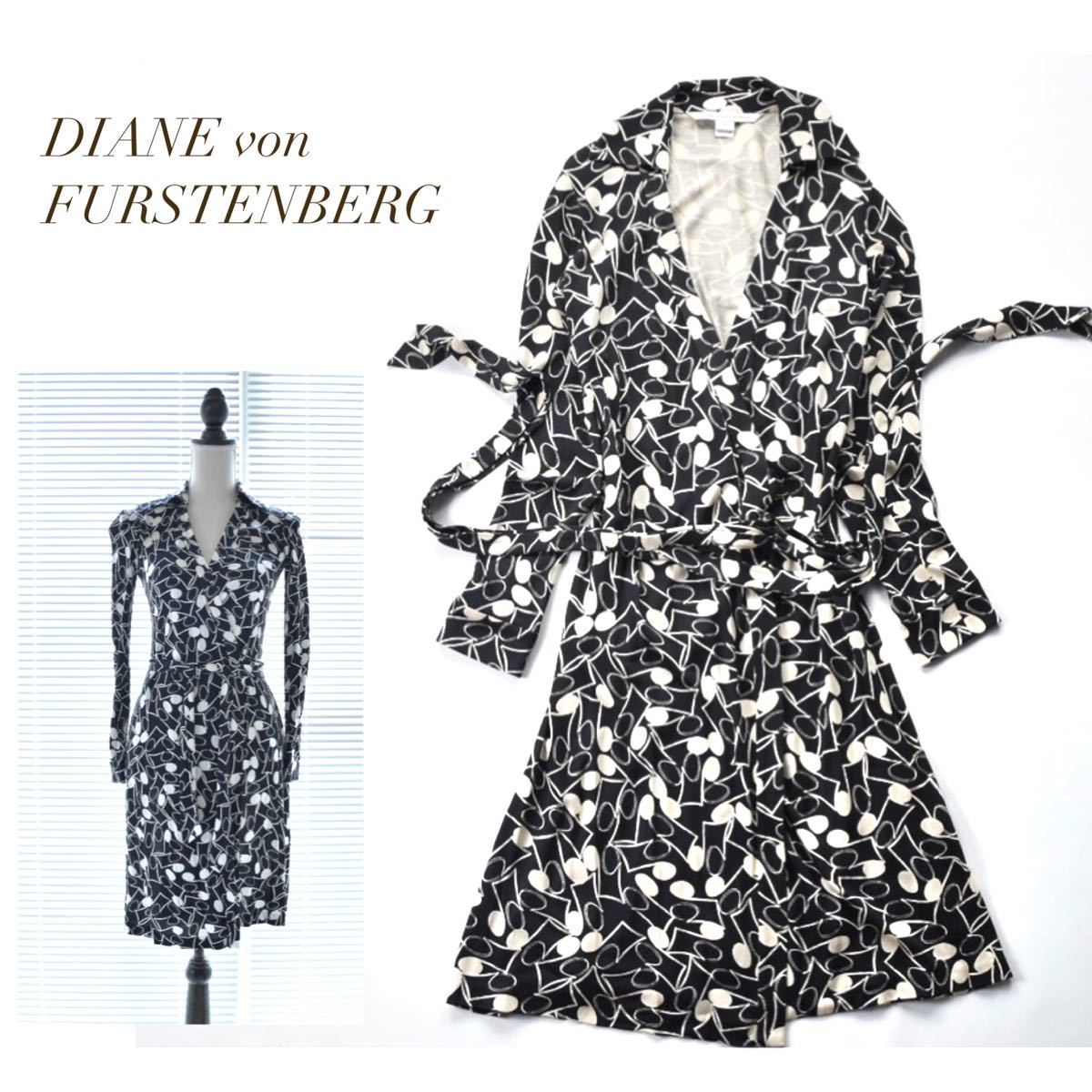Paypayフリマ Dianevonfurstenberg シルク 総柄 ラップワンピース Paypayフリマ Dianevonfurstenberg シルク 総柄 ラップワンピース