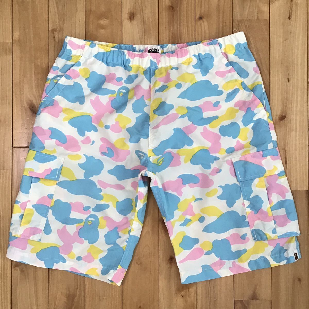 価格は安く A BATHING APE エイプ マルチカモ ショーツ ショート