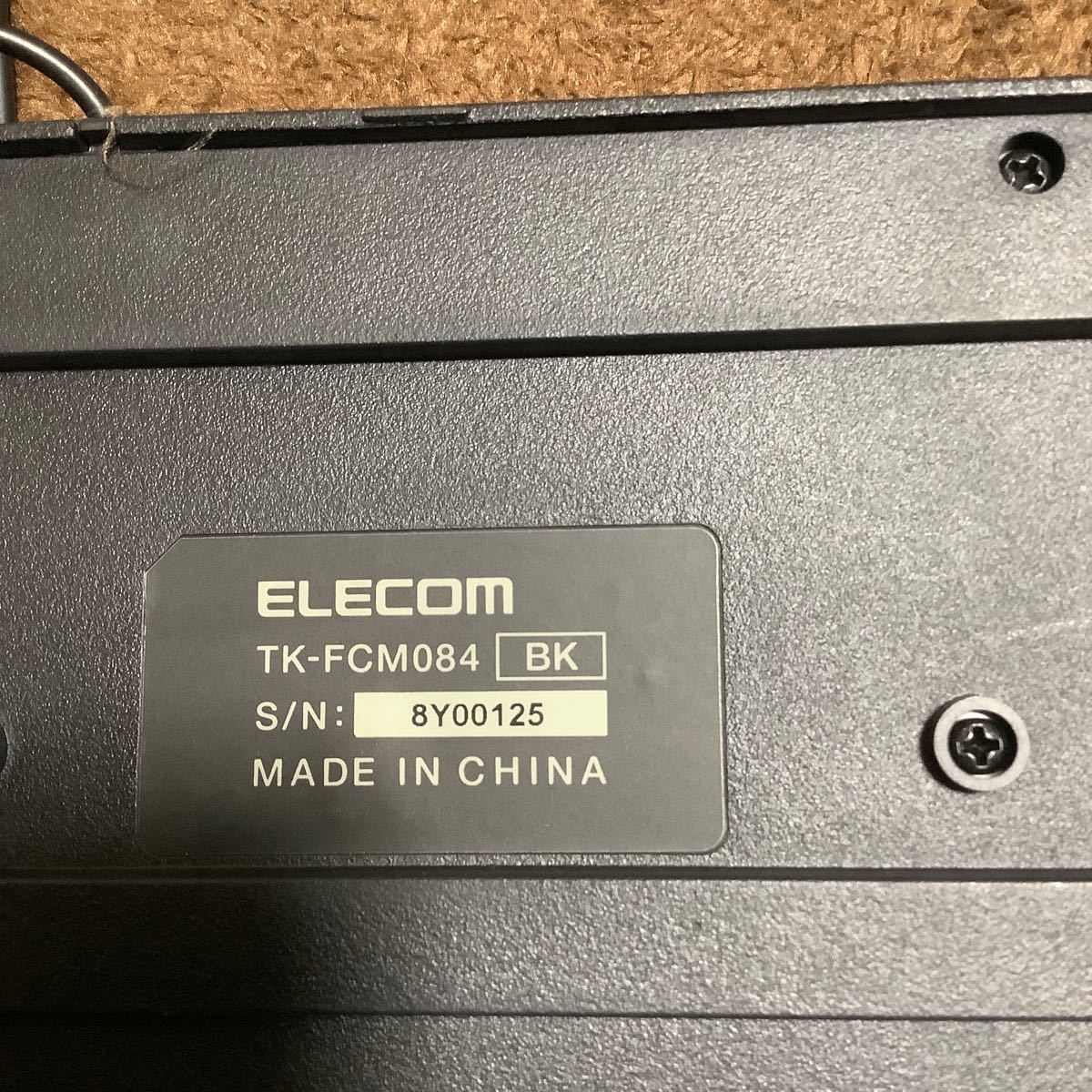 ELECOM キーボード　TK-FCM084