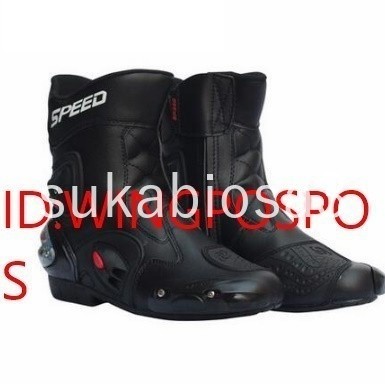 ZS087:SPEED BIKERS ライディング シューズ バイク ブーツ ライダー メンズ ハーフブーツ ツーリング
