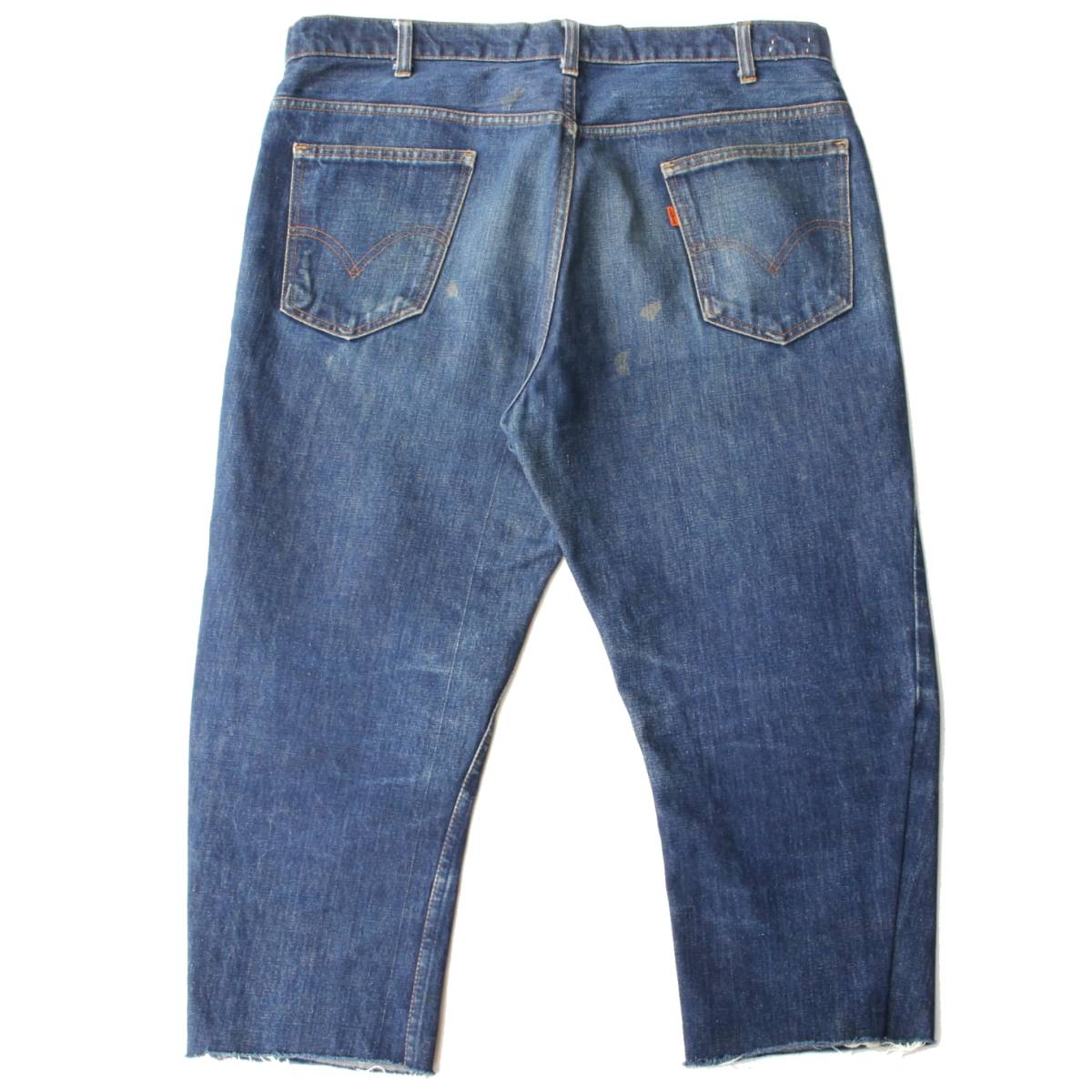 (14201)60s-70s LEVI'SリーバイスBIGEヴィンテージ ジーンズW38-W40 (リメイク米国製アメリカ60-70年代オレンジタブUSAビッグE刻印10TALON)_画像4