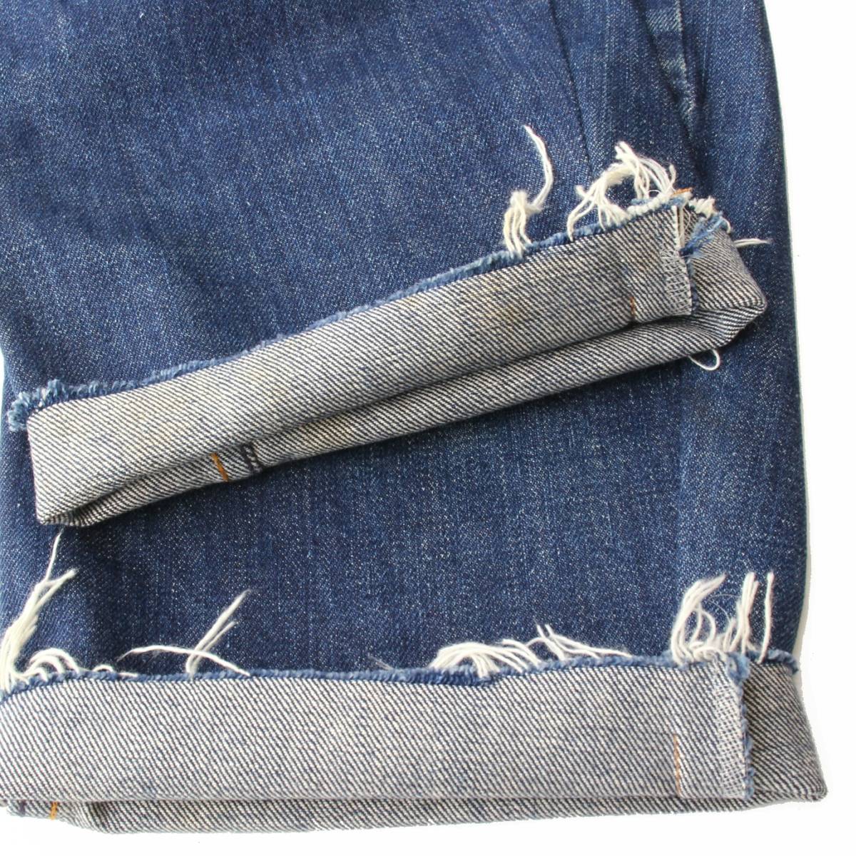 (14201)60s-70s LEVI\'S Levi's BIGE Vintage jeans W38-W40 ( remake American made America 60-70 period orange tabUSA big E stamp 10TALON)