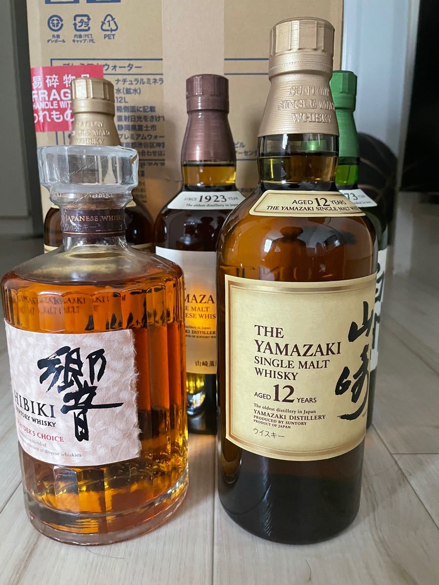 Paypayフリマ サントリー山崎12年2本 響bc山崎白州各1本全部5本セットです Paypayフリマ サントリー山崎12年2本 響bc山崎白州各1本全部5本セットです