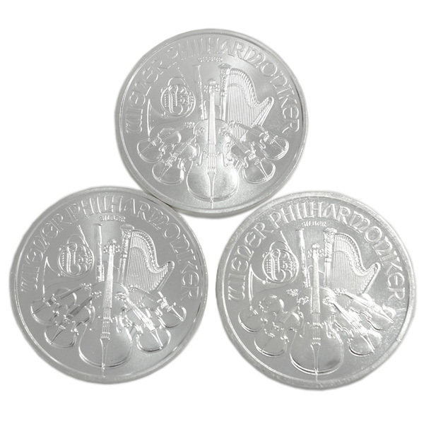 A/美品】 ウィーン銀貨 1オンス 1oz 3枚セット オーストラリア 2020年 2013年 銀貨 コイン 貨幣