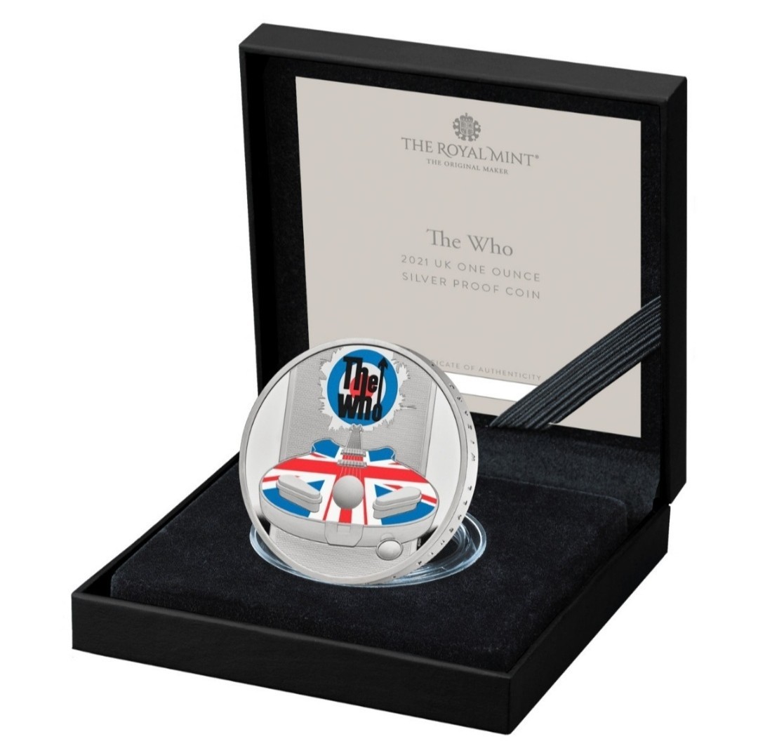 Music Legends "The Who" ２ポンド銀貨　ザ・フー