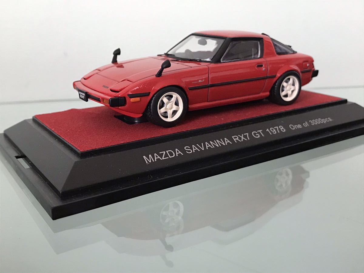 送料無料　1/43 カスタム　改造車　マツダ　サバンナ　RX-7　ミニカー　エブロ　EBRRO MAZDA SAVANNA SA 旧車　国産名車コレクション_画像2