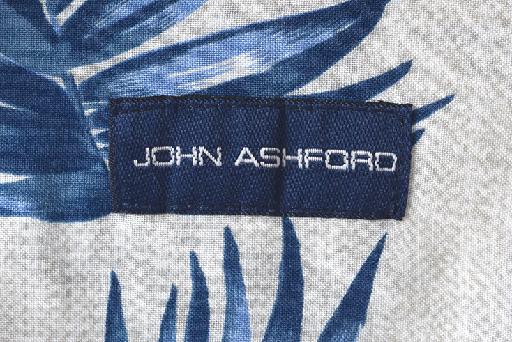 【送料無料】ジョンアッシュフォード レーヨン アロハシャツ ハワイアンシャツ オールオーバー ビッグサイズ メンズXL JOHN ASHFORD CB0438