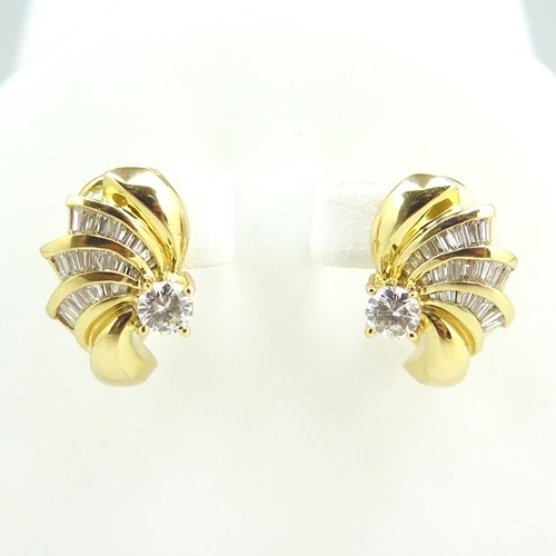 開店記念セール! プレゼント ダイヤモンド0.610ct/0.540ct ピアス
